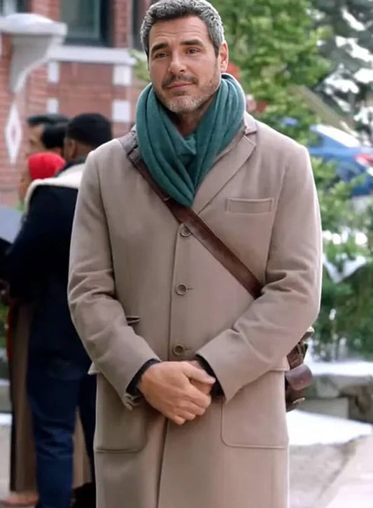 Harpoon Jack Paxton Inspired Beige Coat - How to Fall in Love by Christmas Style