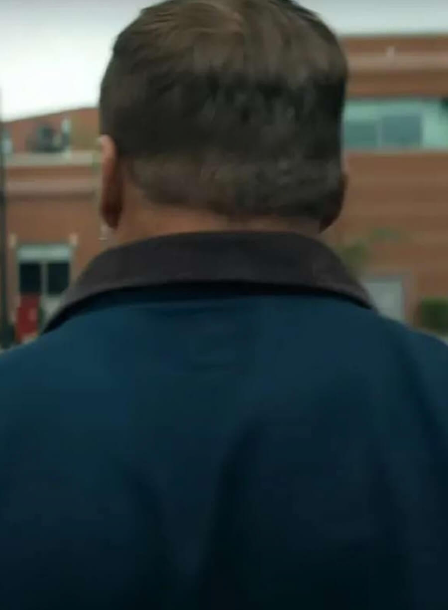 Harpoon Jack Reacher Inspired Blue Leather Jacket - Reacher S03 Style