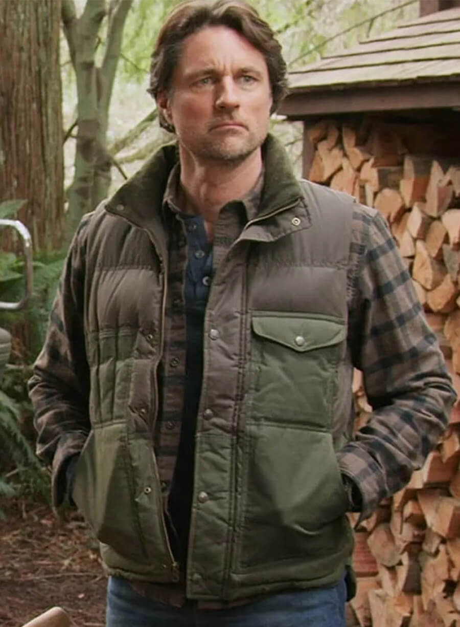 Harpoon Jack Sheridan Inspired Green Leather Jacket - Virgin River Style