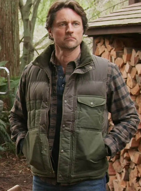 Harpoon Jack Sheridan Inspired Green Leather Jacket - Virgin River Style