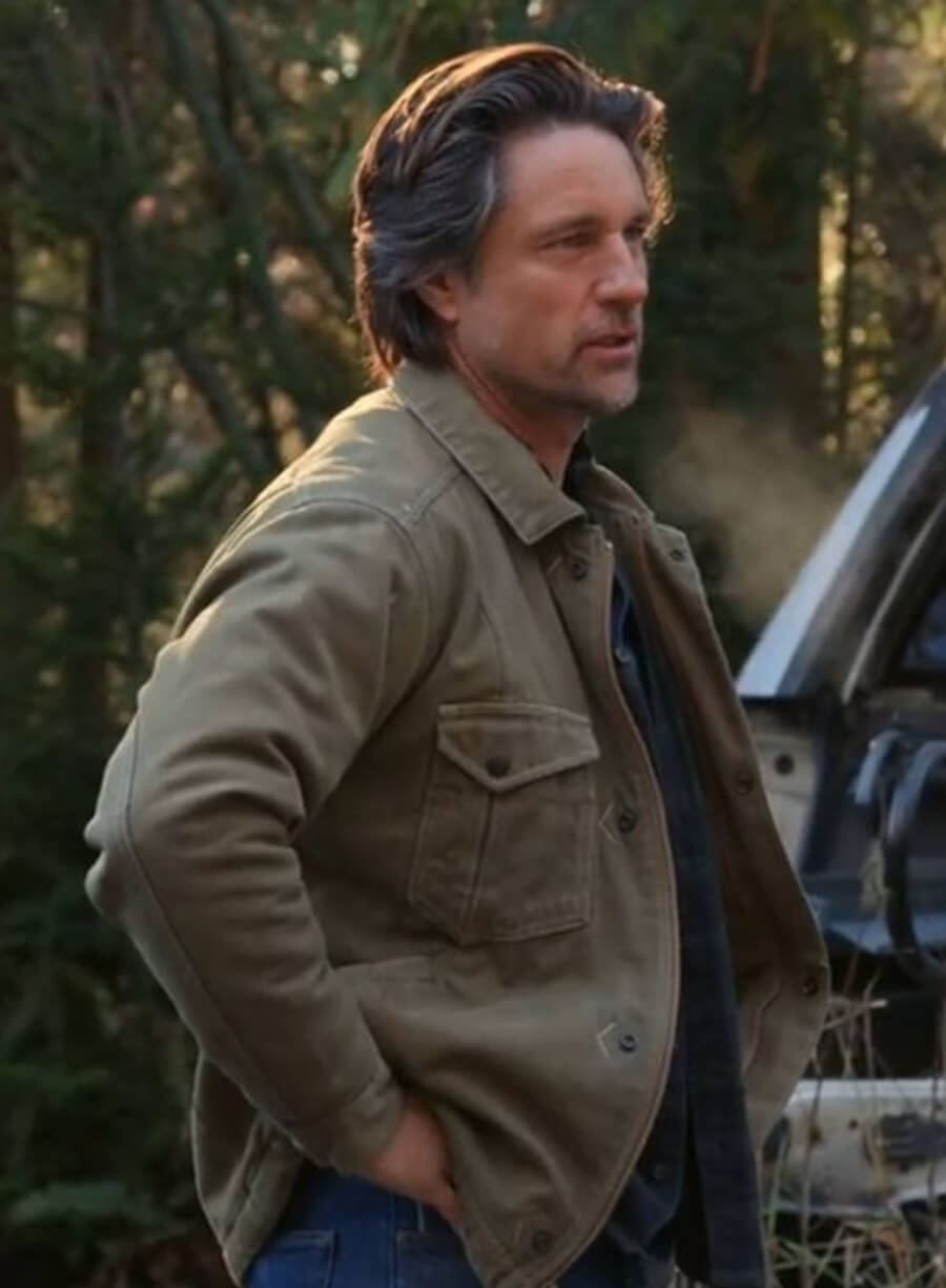 Harpoon Jack Sheridan Inspired Grey Cotton Jacket - Virgin River Drama Series Style