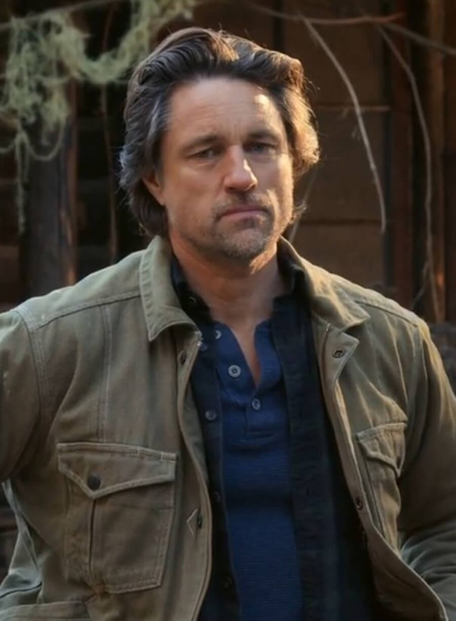Harpoon Jack Sheridan Inspired Grey Cotton Jacket - Virgin River Drama Series Style