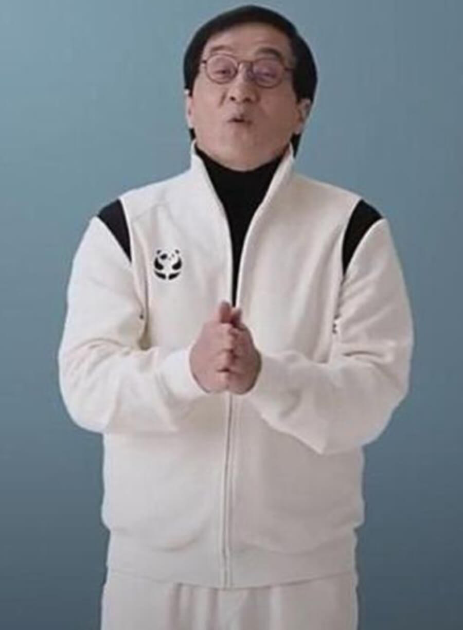 Harpoon Mr. Han Inspired White Leather Jacket - Karate Kid Legends 2025 Style