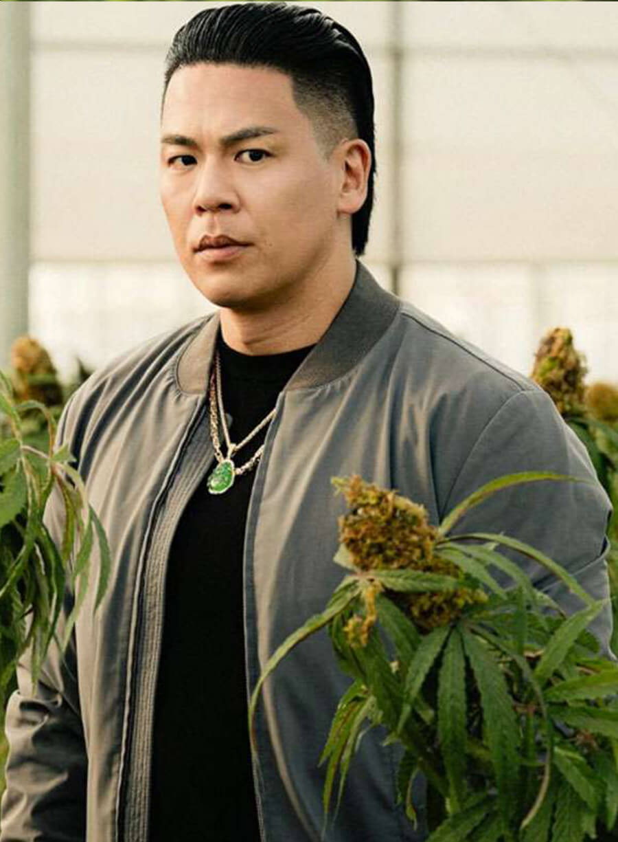 Harpoon Jackie Ming Inspired Grey Bomber Jacket - Tulsa King Style