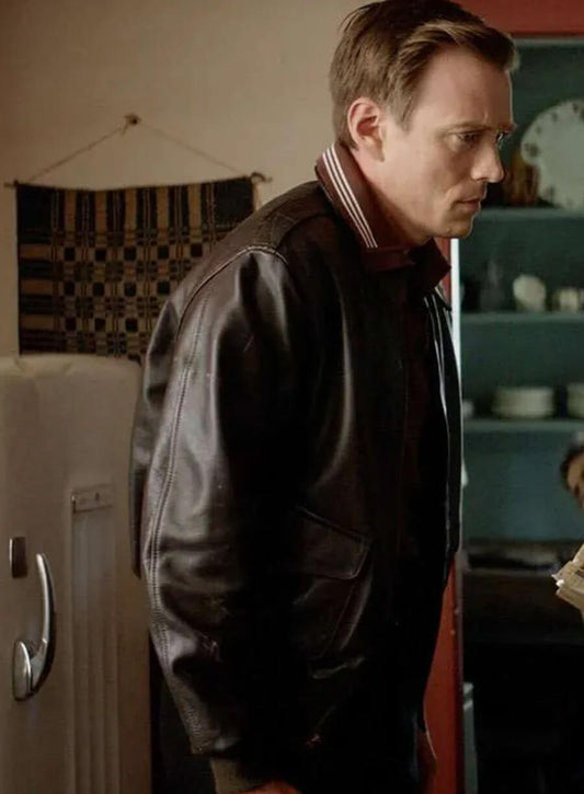 Harpoon Gene Lewis Inspired Brown Leather Jacket - Fog of War 2025 Style
