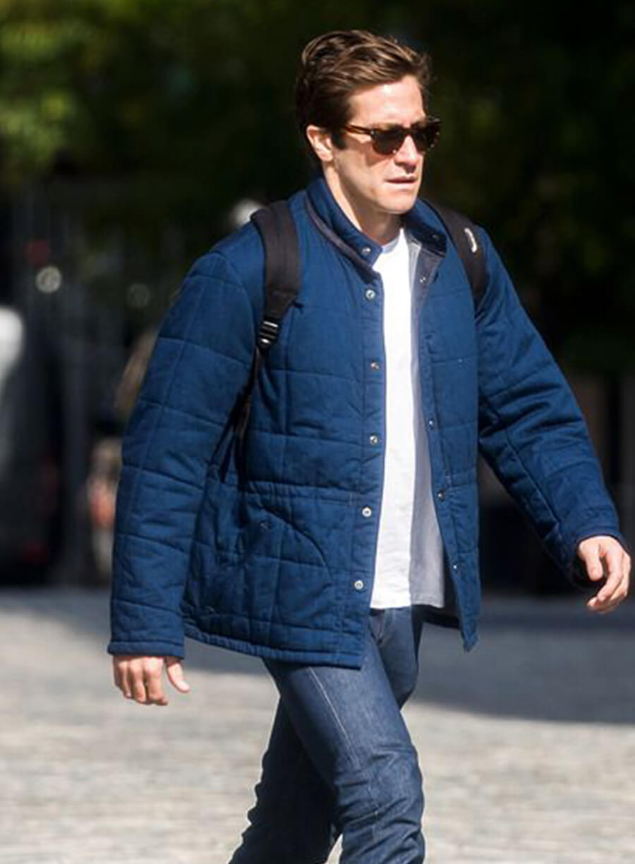 Harpoon Jake Gyllenhaal Inspired Blue Cotton Jacket