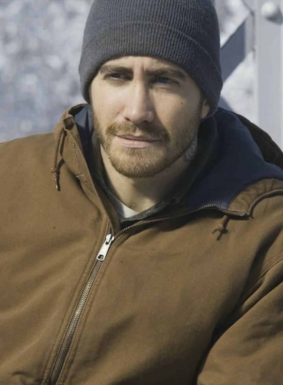Harpoon Jake Gyllenhaal Inspired Brown Cotton Hooded Jacket