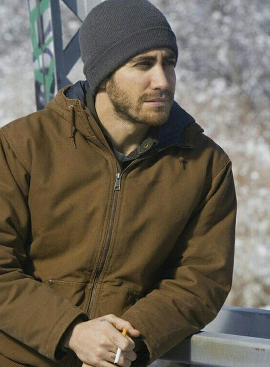 Harpoon Jake Gyllenhaal Inspired Brown Cotton Hooded Jacket