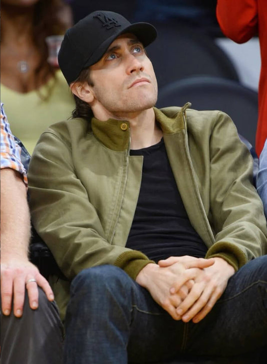 Harpoon Jake Gyllenhaal Inspired Green Cotton Jacket