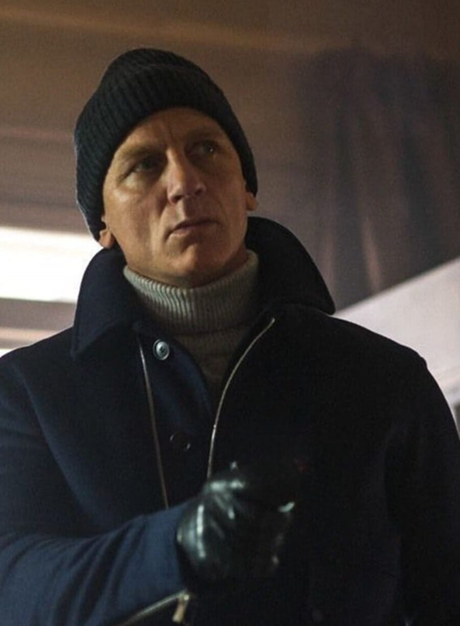 Harpoon James Bond Inspired Blue Wool Jacket - Spectre Style