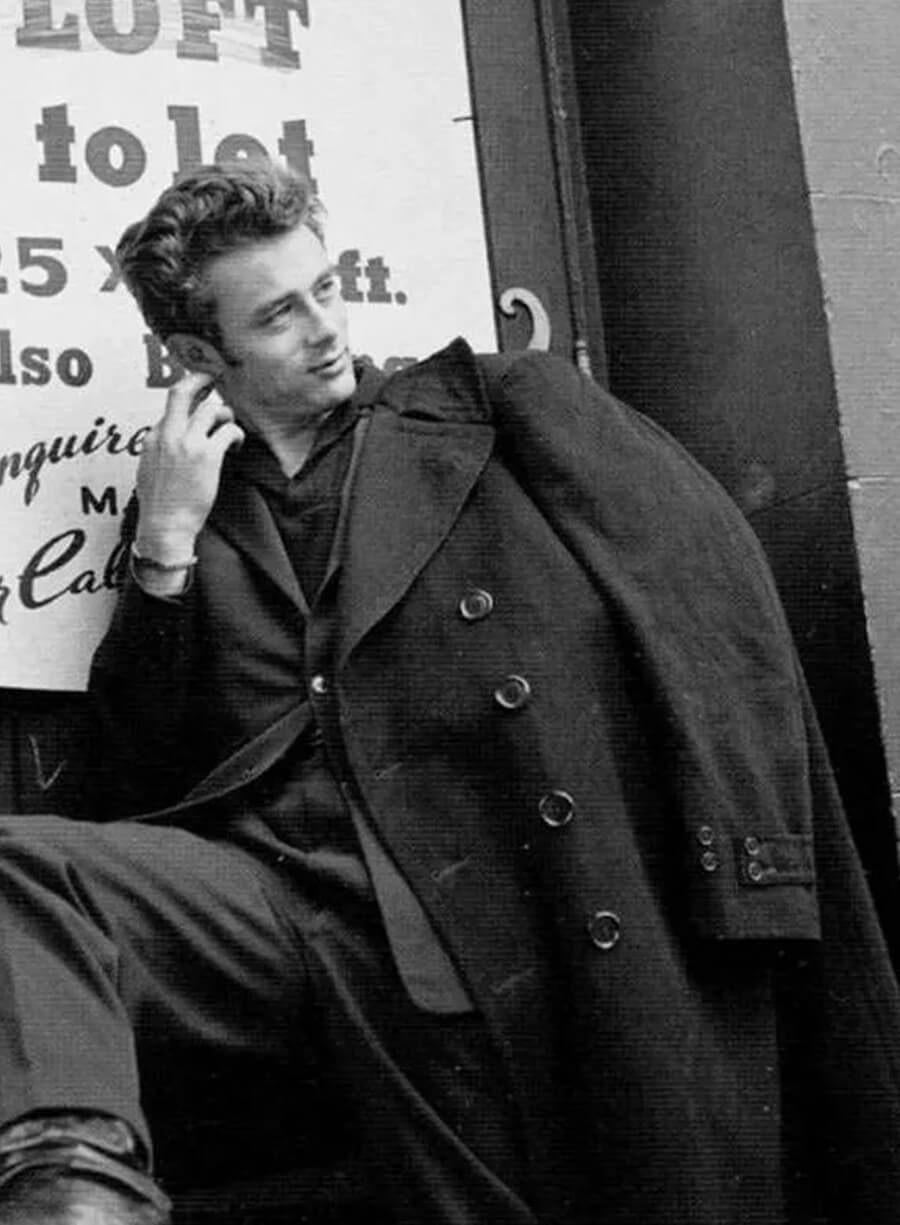 Harpoon Jim Stark Inspired Blue Coat - Rebel Without A Cause Style