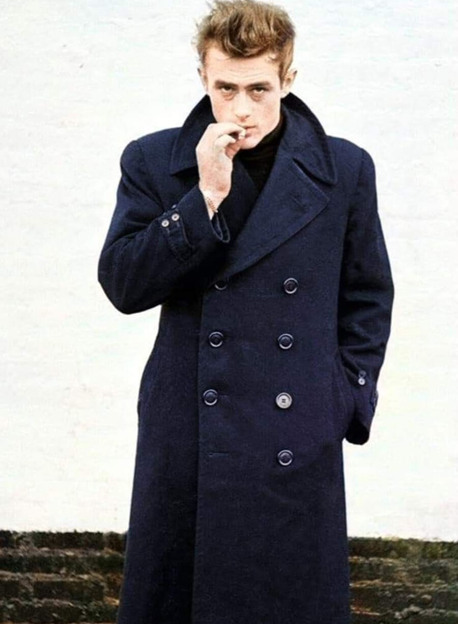 Harpoon Jim Stark Inspired Blue Coat - Rebel Without A Cause Style