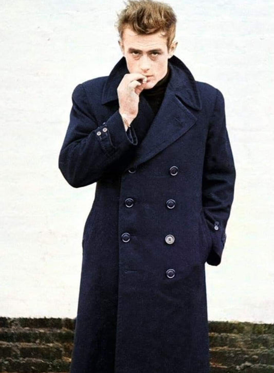 Harpoon Jim Stark Inspired Blue Coat - Rebel Without A Cause Style