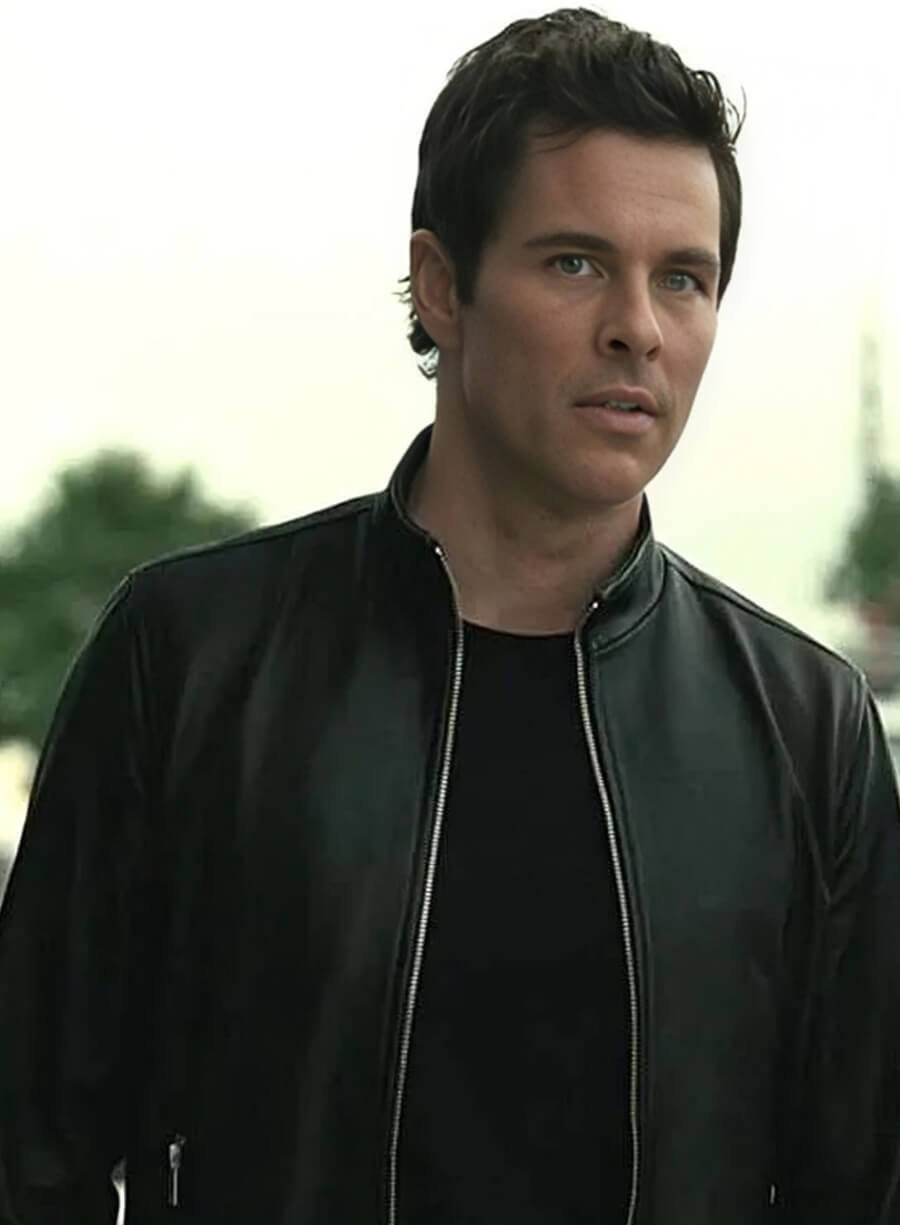 Harpoon Teddy Inspired Black Leather Jacket - Westworld Tv Series Style