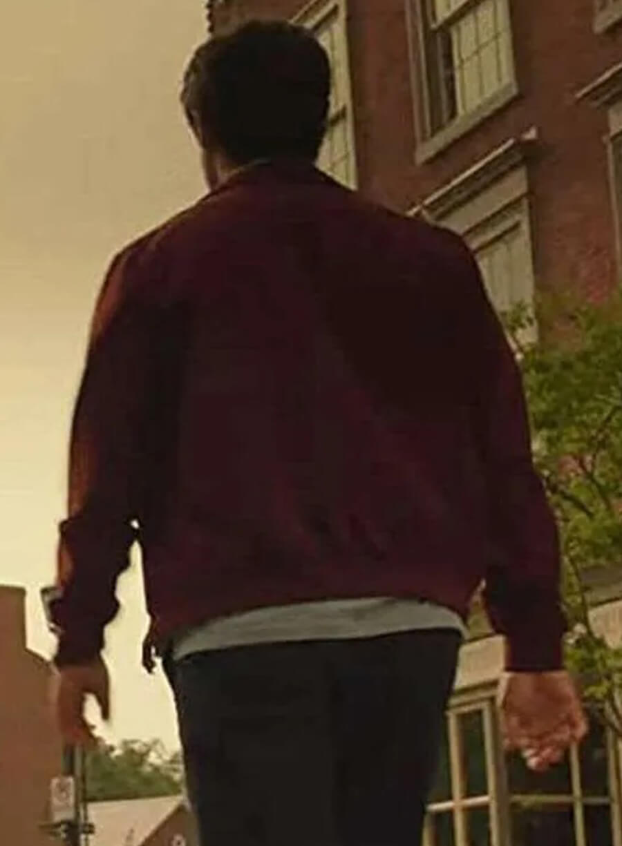 Harpoon Eddie Kaspbrak Inspired Red Leather Jacket - It Chapter Two Style
