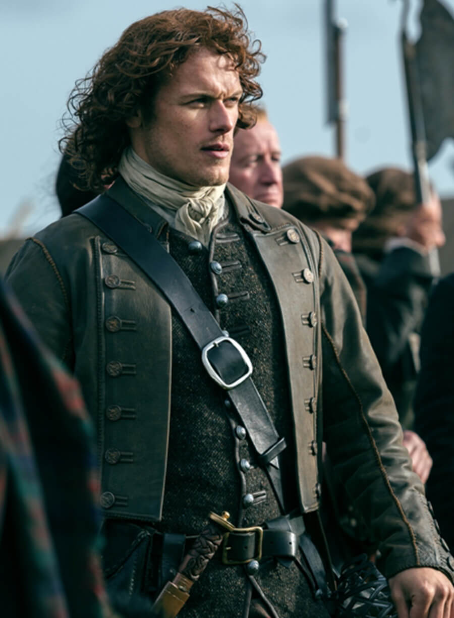 Harpoon Jamie Fraser Inspired Brown Coat - Outlander Style
