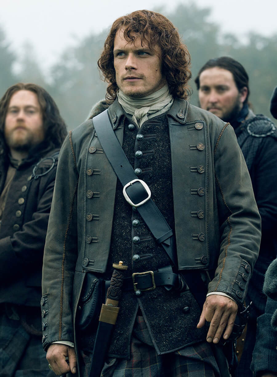 Harpoon Jamie Fraser Inspired Brown Coat - Outlander Style