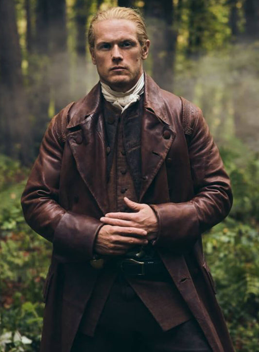 Harpoon Jamie Fraser Inspired Brown Coat - Outlander S07 Style