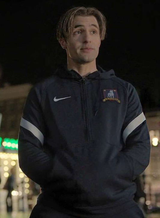 Harpoon Jamie Tartt Inspired Blue Hooded Jacket - Ted Lasso S03 Style