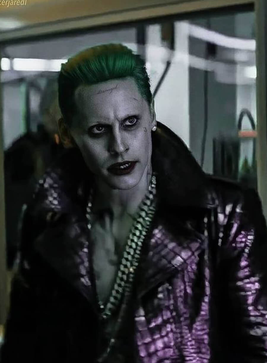Harpoon Joker Inspired Purple Faux Leather or Real Leather Coat - Suicide Squad 2016 Style