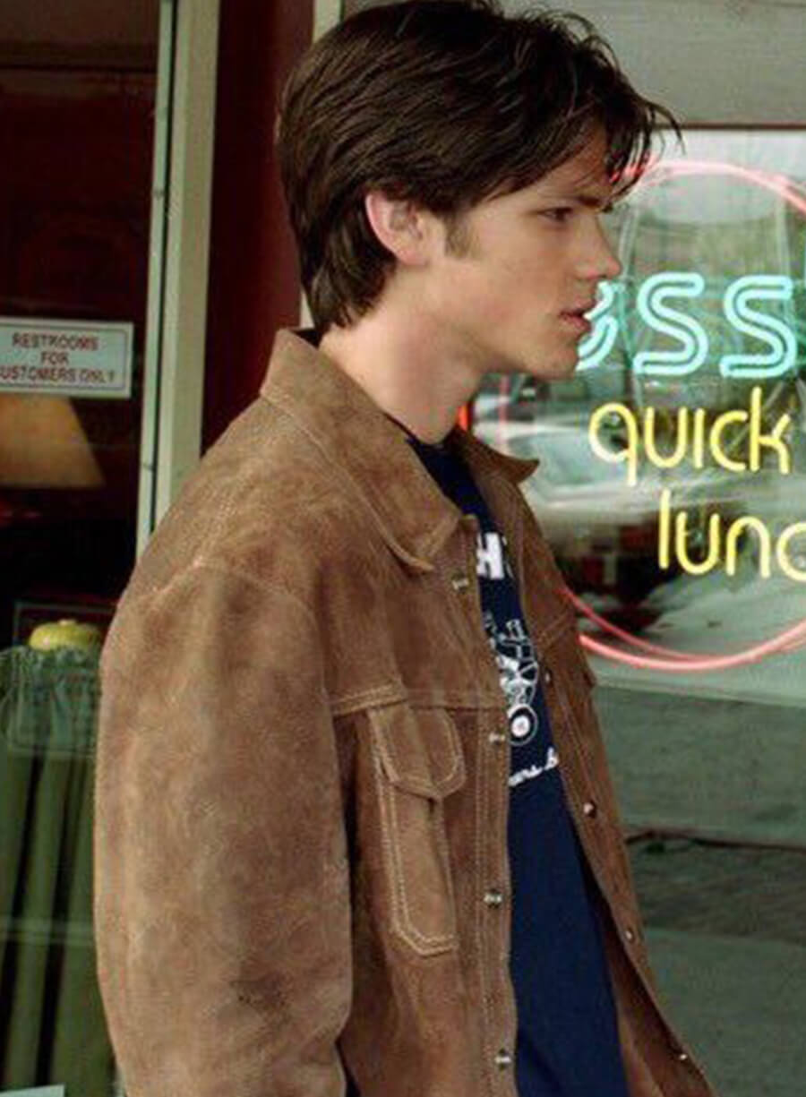 Harpoon Dean Forester Inspired Brown Leather Jacket - Gilmore Girls Style