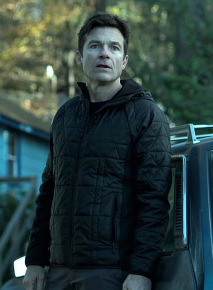 Harpoon Martin Byrde Inspired Black Parachute Fabric Hooded Jacket - Ozark TV Series Style