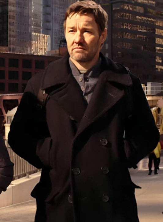 Harpoon Jason Dessen Inspired Black Wool Fabric Coat - Dark Matter 2024 Style