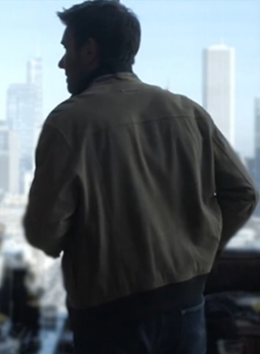 Harpoon Jason Dessen Inspired Beige Suede Leather Leather Jacket - Dark Matter 2024 Style