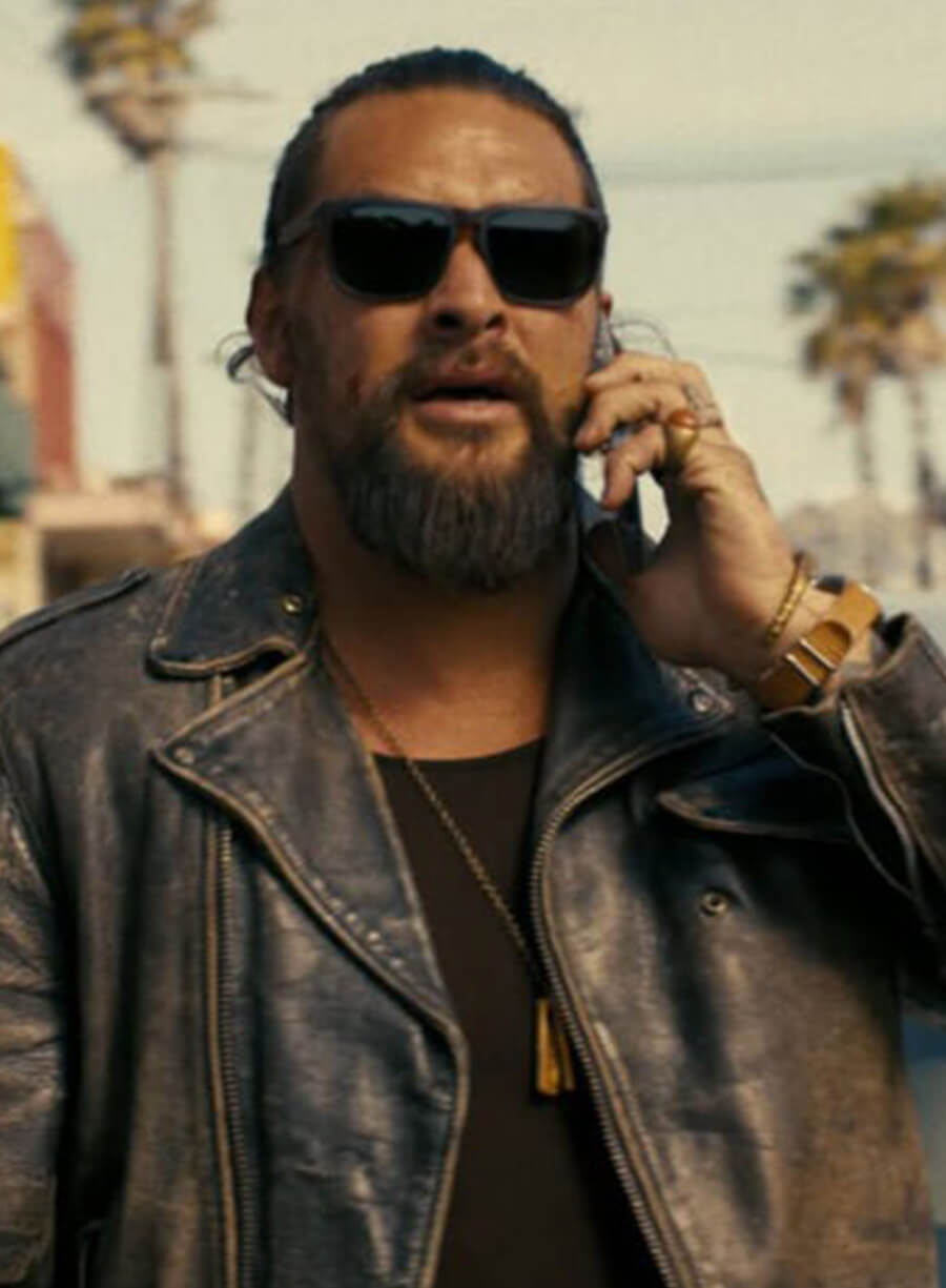 Harpoon Jonny Hale Inspired Black Leather Jacket - The Wrecking Crew Style