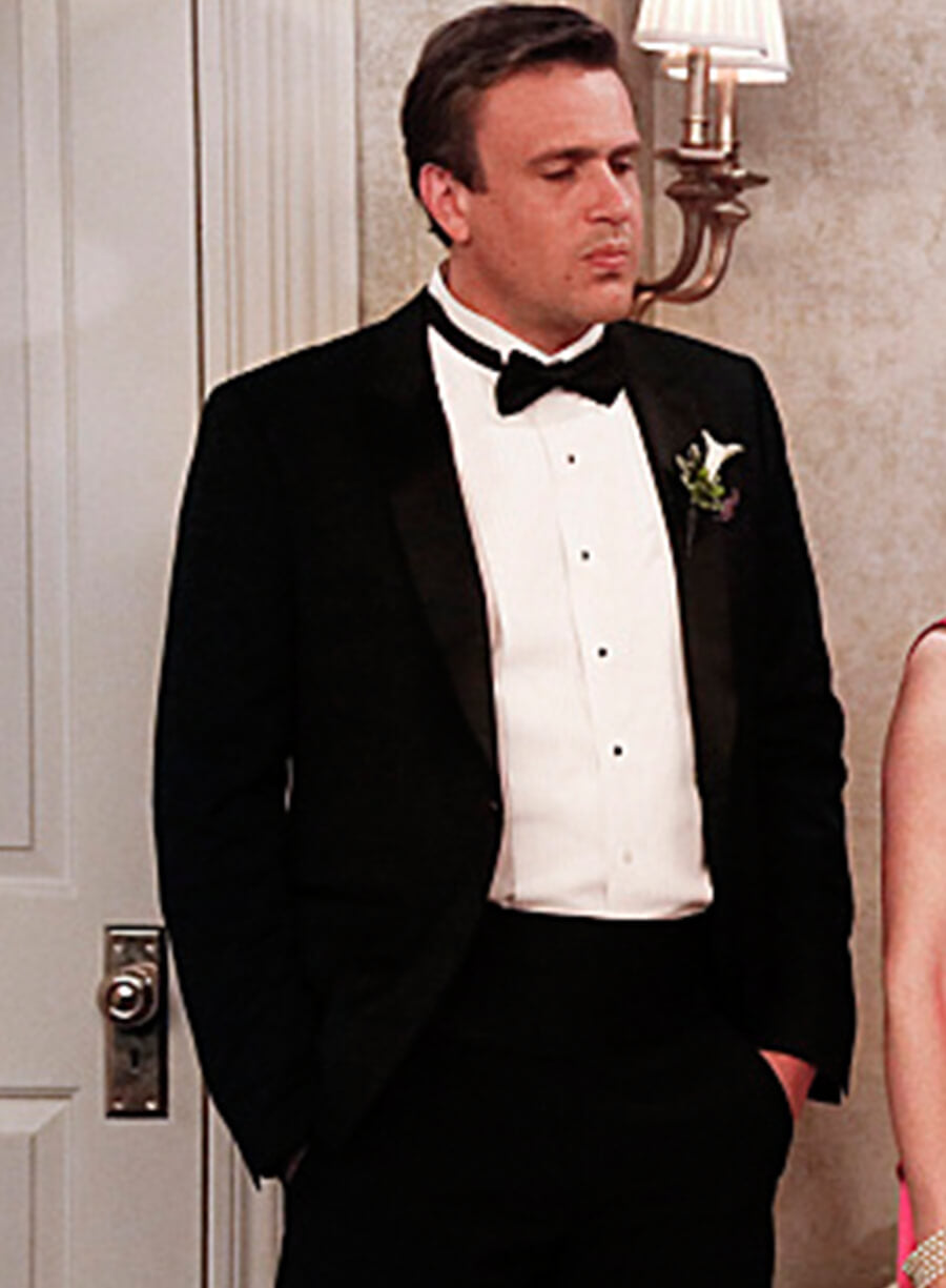 Harpoon Marshall Eriksen Inspired Black Leather Jacket - How I met Your Mother S09 Style