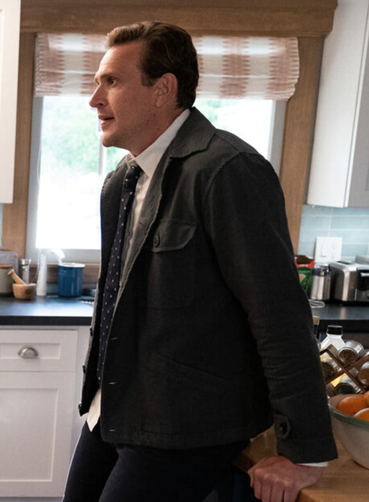 Harpoon Jimmy Laird Inspired Black Leather Jacket - Shrinking Style