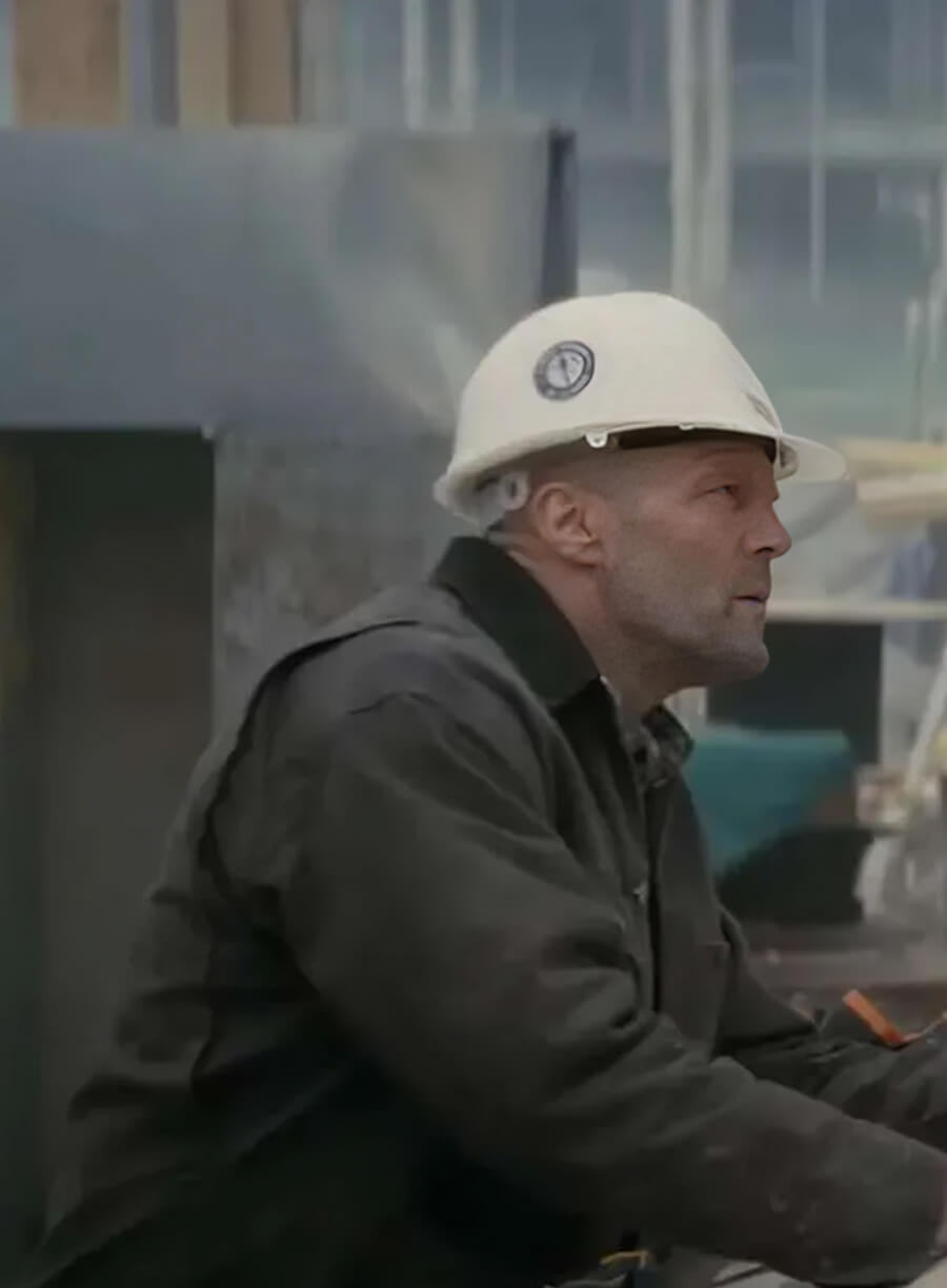Harpoon Levon Cade Inspired Grey Leather Jacket - A Working Man 2025 Style