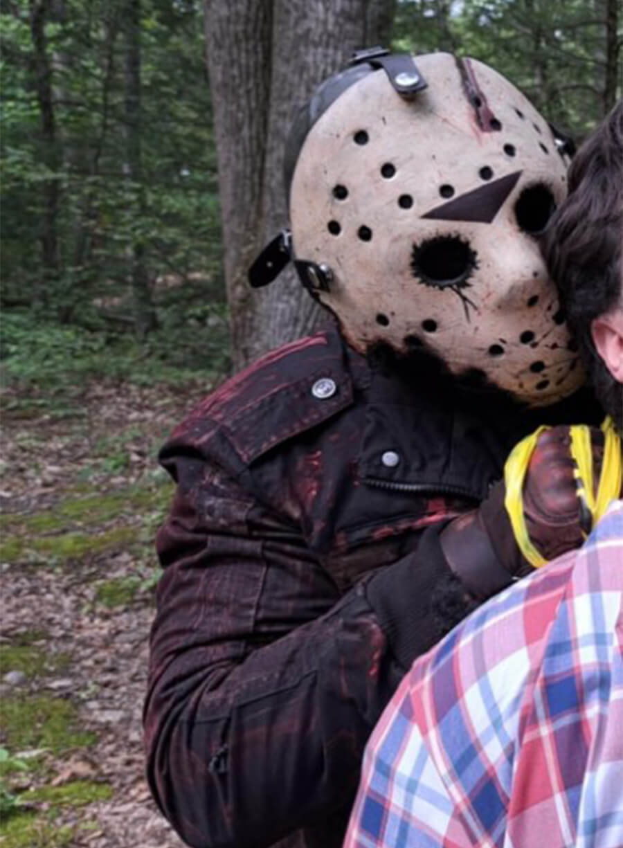 Harpoon Jason Voorhees Inspired Same as Image Cotton Fabric Cotton Jacket - Friday the 13th: Blood Loss 2025 Style