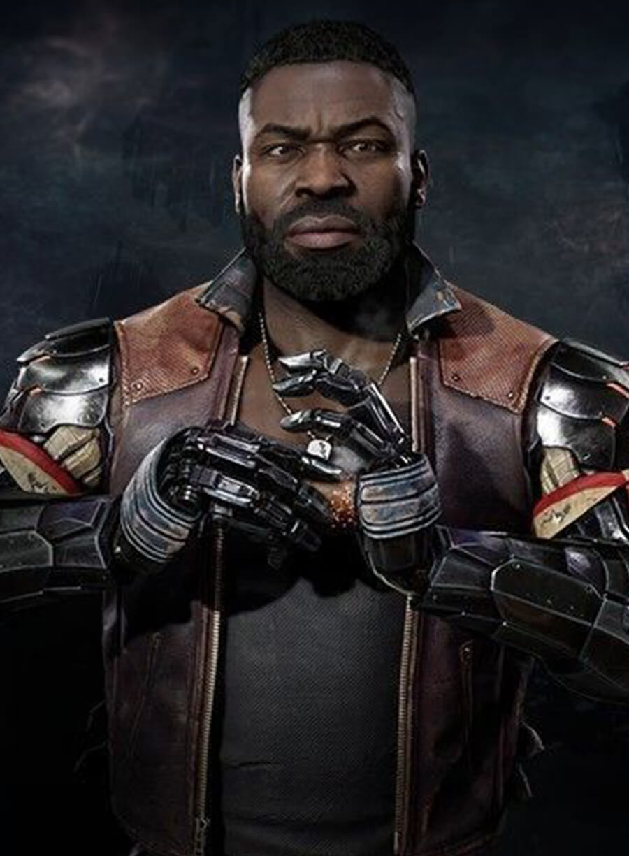 Harpoon Jax Inspired Brown Leather Jacket - Mortal Kombat 11 Style