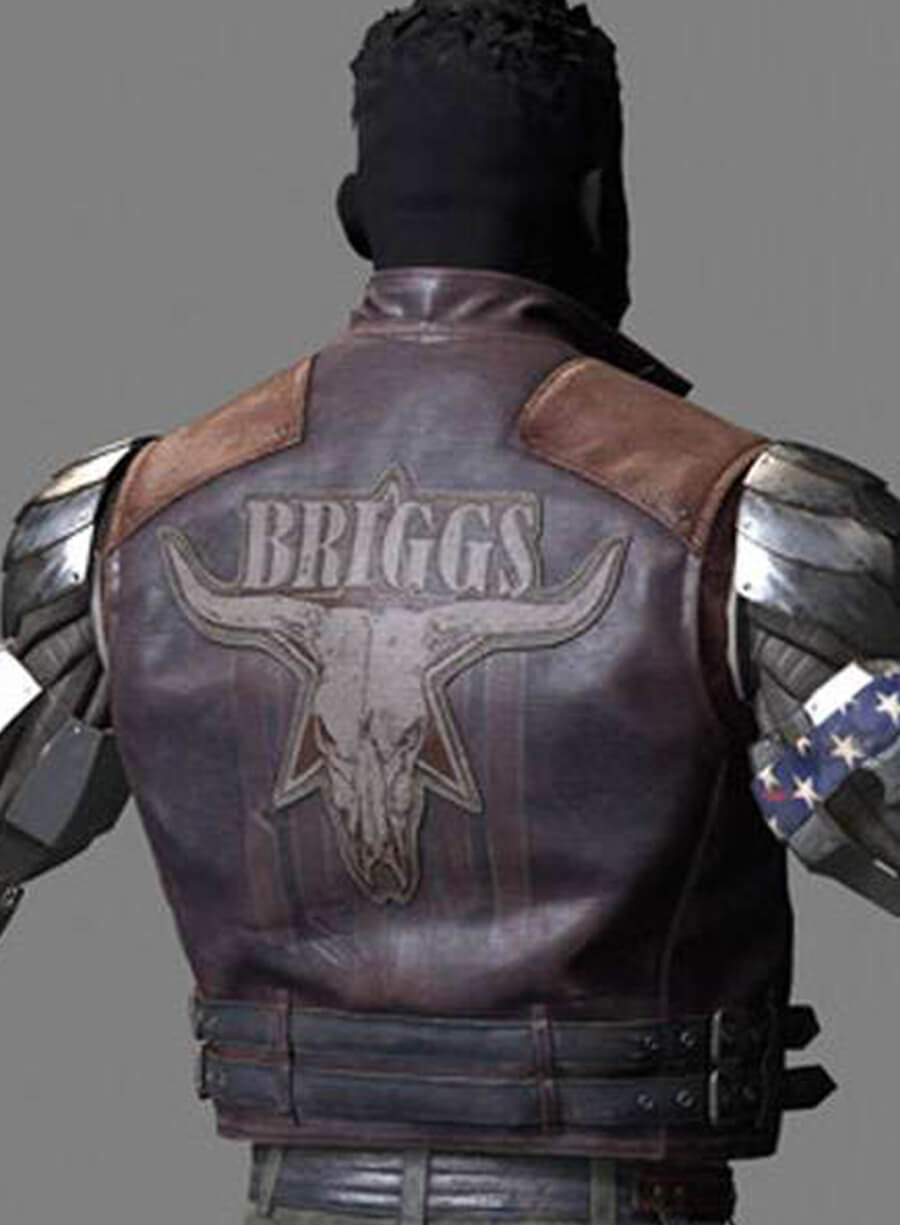 Harpoon Jax Inspired Brown Leather Jacket - Mortal Kombat 11 Style