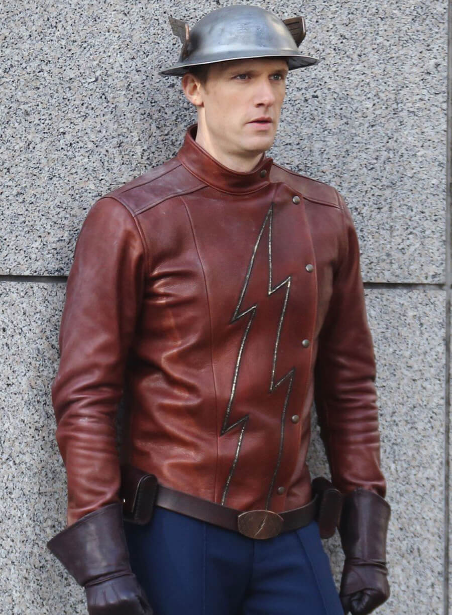 Harpoon Jay Garrick Inspired Brown Leather Jacket - The Flash Style
