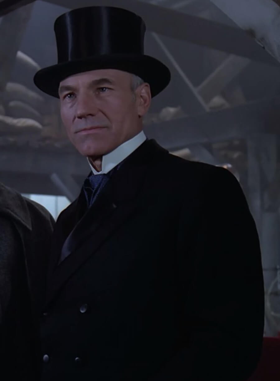 Harpoon Jean-Luc Picard Inspired Black Coat - Star Trek: The Next Generation Style