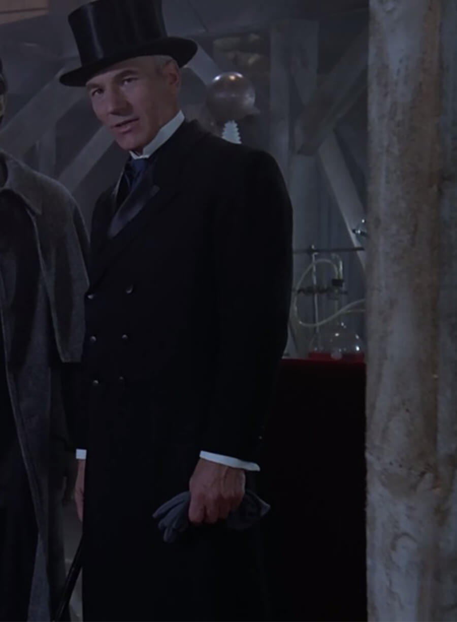 Harpoon Jean-Luc Picard Inspired Black Coat - Star Trek: The Next Generation Style