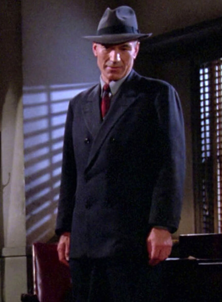 Harpoon Jean-Luc Picard Inspired Black Coat - Star Trek: The Next Generation Style