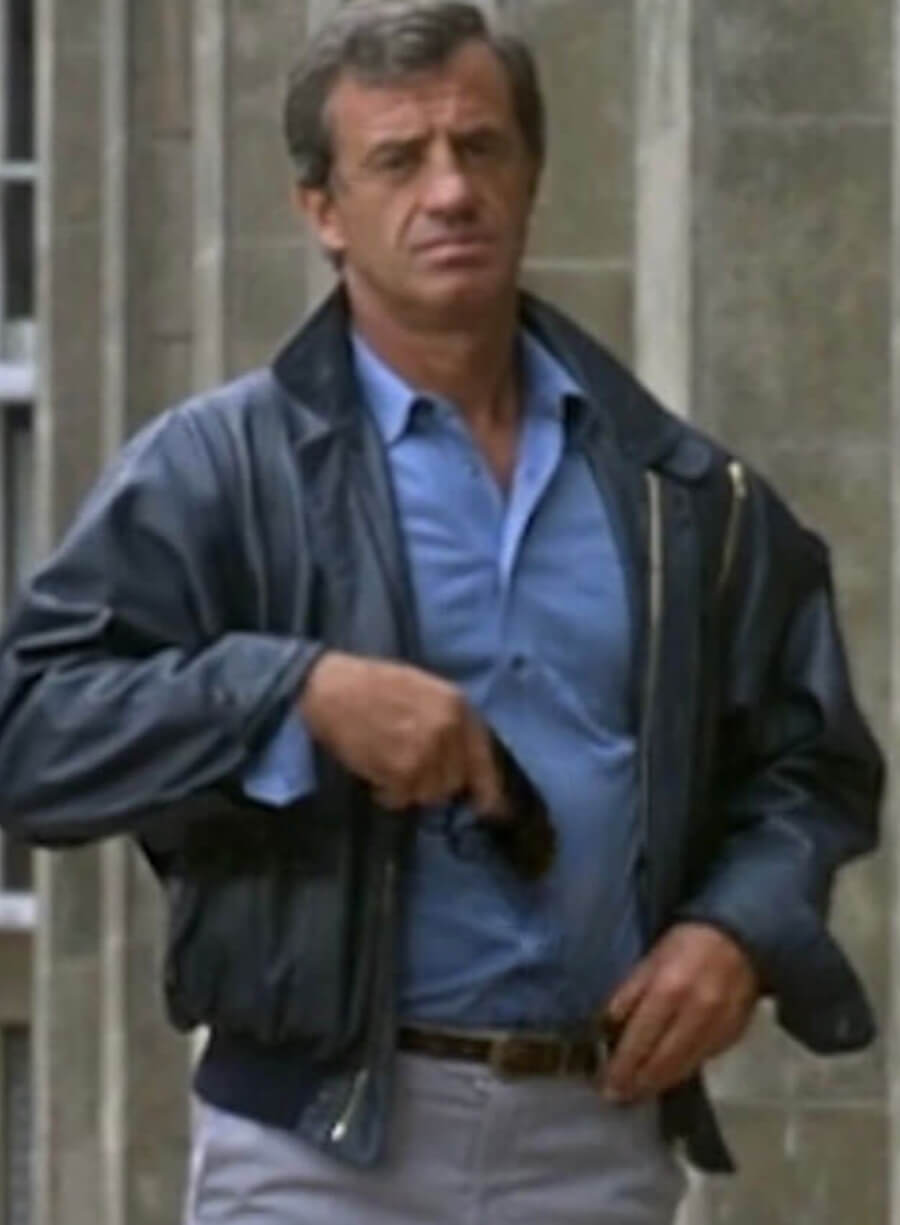 Harpoon Josselin Beaumont Inspired Blue Leather Jacket - The Professional Style