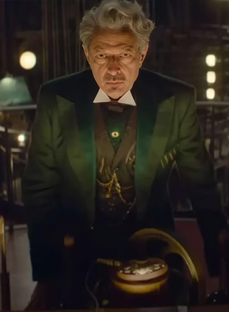 Harpoon The Wizard Inspired Green Coat - Wicked 2024 Style