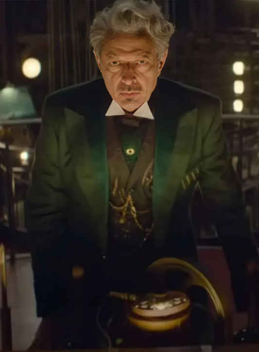 Harpoon The Wizard Inspired Green Coat - Wicked 2024 Style
