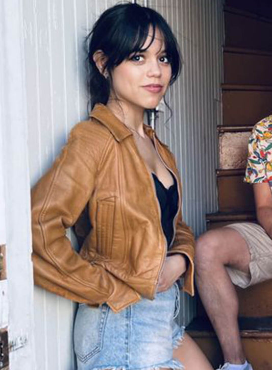 Harpoon Mabel Inspired Brown Genuine Leather Leather Jacket - Finestkind Style