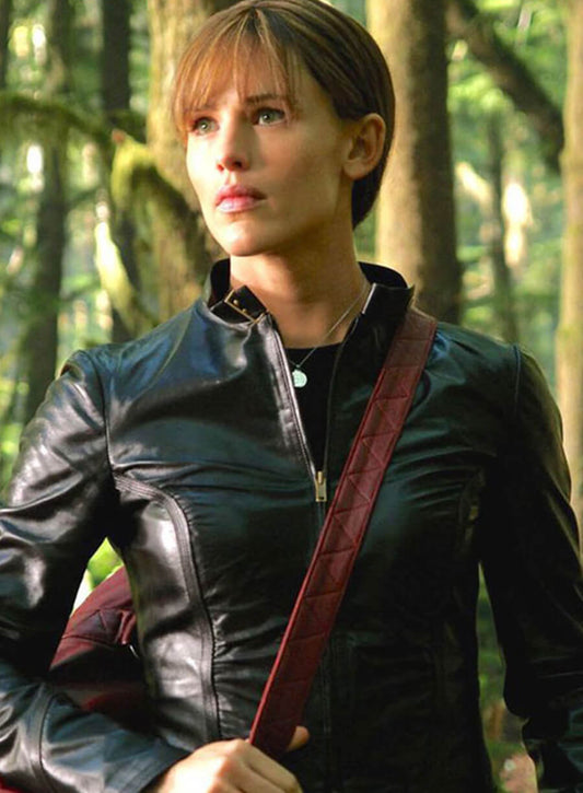Harpoon Elektra Inspired Black Real Leather Leather Jacket