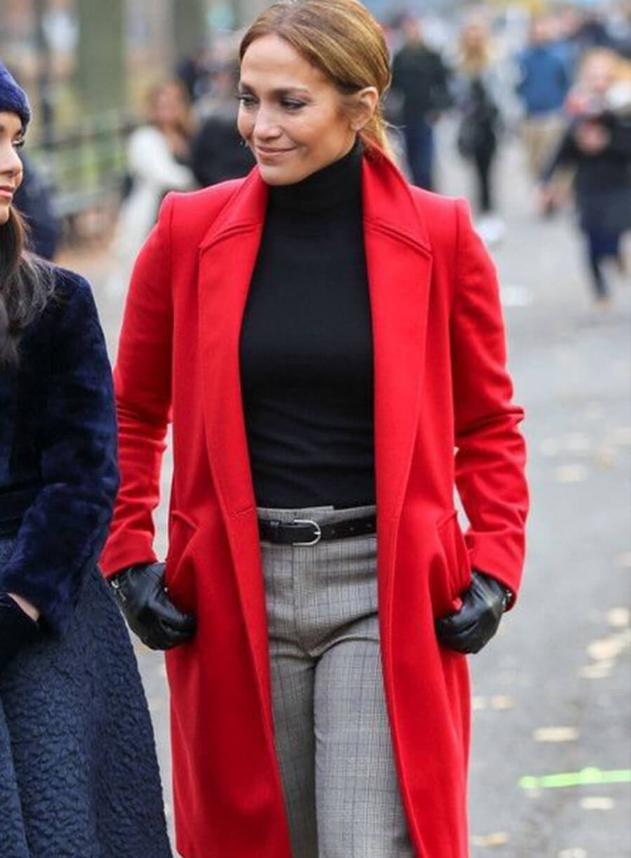 Harpoon Jennifer Lopez Inspired Red Coat