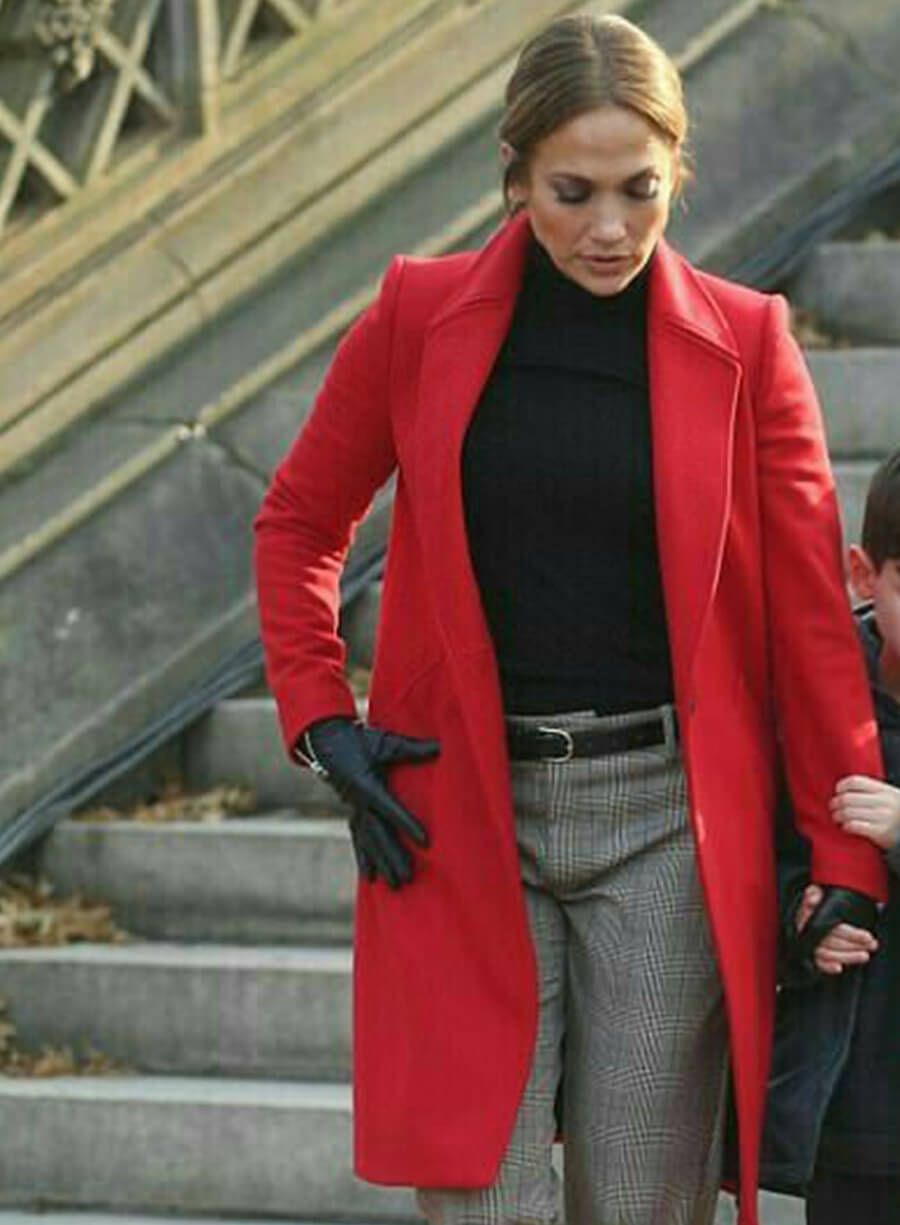 Harpoon Jennifer Lopez Inspired Red Coat