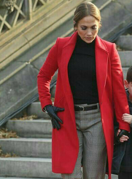 Harpoon Jennifer Lopez Inspired Red Coat