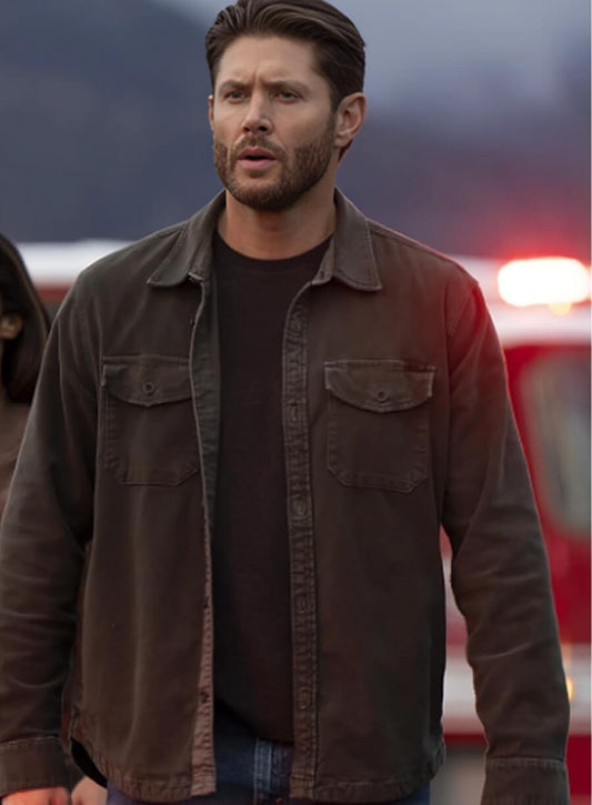 Harpoon Mark Meachum Inspired Black Denim Jacket - Countdown 2025 Style
