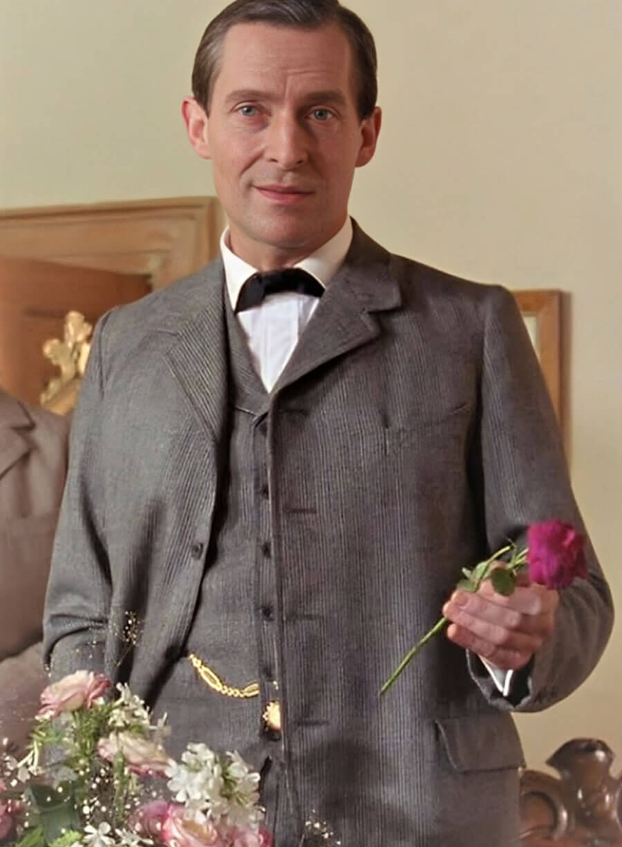 Harpoon Jeremy Brett Inspired Grey Wool Coat - The Adventures of Sherlock Holmes Style