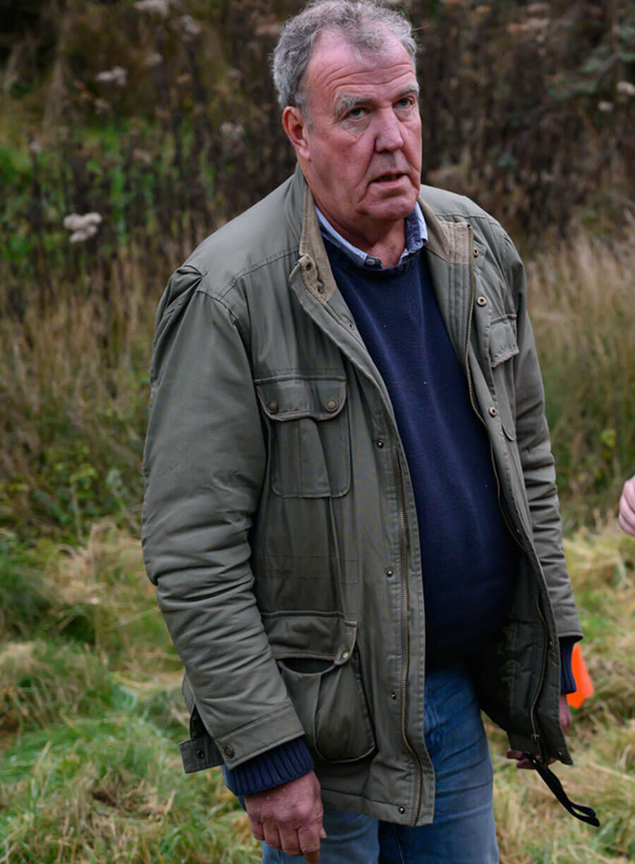 Harpoon Jeremy Clarkson Inspired Green Cotton Jacket - Clarkson's Farm Tv Series Style